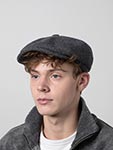 Кепка STETSON арт. 6870818 HATTERAS VIRGIN WOOL (серый / синий)